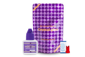 Cristal violet - Colle pour cils en soie, colle pour extensions de cils coréenne, colle pour cils 5g 10g, fabricant Daejin Global Lash Glue - Product Image 2