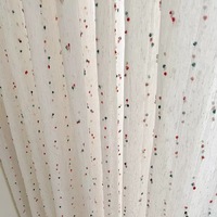 Rideaux Transparents Arc-en-ciel Couleurs Bonbon avec Œillets, Style Moderne, Parfaits pour la Maison et l'Hôtel, Légers, Chaleur et Ombrage pour Chambres