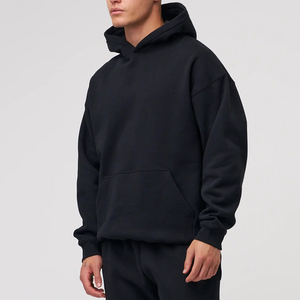 Sudaderas con Capucha Personalizadas de Alta Calidad, 100% Algodón, Lisas, para Hombre, Corte Holgado, Antiarrugas, 400g, Estilo Urbano, Fabricante de Fábrica - Product Image 3