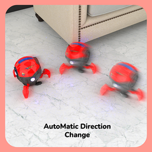 Mirana Space Octopus Bump Go Musical Toy Boys |   Rotation à 360°, changement de direction automatique |   Haut-parleurs intégrés, lumières RGB |   ABS |   Batterie - Product Image 3