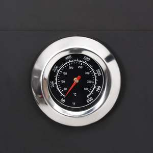 Four à pizza extérieur au charbon de bois avec 2 pierres réfractaires pour rôtir et cuire, durable et portable - Product Image 6