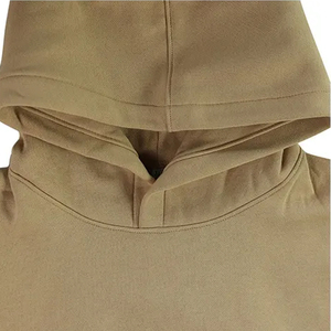 Vente en gros de sweats à capuche zippés pour hommes, en molleton de coton 500 GSM, de haute qualité, pour l'hiver, style streetwear, couleur unie, sans cordons, coupe épaules tombantes, personnalisables, vierges - Product Image 4