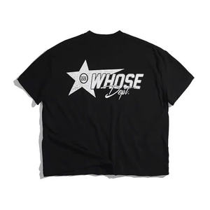 T-shirt unisexe OEM coupe ajustée 250GSM 100% coton Dobby |   Épais et Doux |   Imprimé animalier |   Écologique |   Commande en gros disponible - Product Image 3