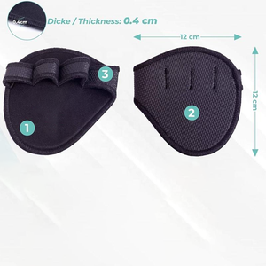Poignées de musculation robustes pour hommes et femmes, antidérapantes, pour entraînement de soulevé de terre, fournisseur OEM - Product Image 6