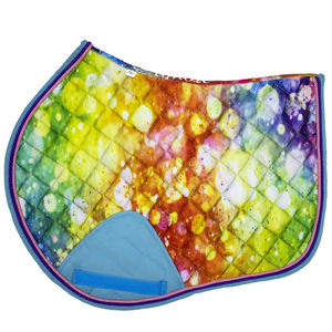 Nouvelle arrivée : tapis de selle de dressage à thème licorne sublimé, pour l'équitation, numnah, fournitures équestres personnalisées - Product Image 3