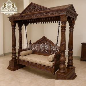 Compre columpio de madera de teca tallada para interiores, color marrón, personalizado, estilo antiguo, para el hogar, Australia. - Product Image 2