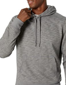 Sweat-shirt à capuche pour homme, options grandes tailles disponibles, en polaire polyester/coton, respirant et à séchage rapide, prêt pour l'hiver - Product Image 2
