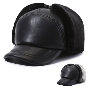 Outdoor Sports Leather <b>Cap</b> Adjustable Buckle Soft Durable Stylish Unisex Hat for Travel <b>Hiking</b> Cycling Sun Protection Breathable - Product Image 5