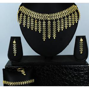 Jewelry Supplies Women Indian Jewellery Rhodium Plated Dubai <b>Bridal</b> <b>Wedding</b> Jewelry Set Wholesale Copper Dubai Earrings - Product Image 5