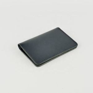 Handmade Navy Leather Card <b>Holder</b> / Slim Credit Travel Card <b>Wallet</b> /Chroma Made by RIMZA INDUSTRIES - Product Image 1