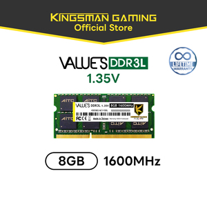 Memoria 8GB 1600MHz DDR3L RAM สำหรับแล็ปท็อป PC-KINGSMAN KSD38G16C11SDL เล่นเกม - Product Image 2