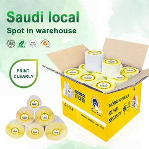 Voile 40X30 Emballage 70X100 Mm 50Mm X 80 Mm 50*80 Mmself Rouleau D'étiquette Thermique Adhésif 4X4 - Product Image 2