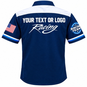 Chemises personnalisées pour équipe de réparation automobile, maillots de course moto, chemises de course automobile, logo et design d'équipe personnalisés, service OEM, séchage rapide, chemises de course F1 - Product Image 6