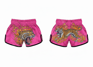 Shorts de boxe personnalisés Pro Felt pour hommes, couleur personnalisée, satin, pour Muay Thai, Kickboxing, entraînement en salle de sport, vêtements de sport - Product Image 4