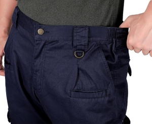 Pantalones Cargo de talla grande de algodón resistente al fuego personalizados para hombres, soldadores multibolsillos ligeros de 7,5 oz, pantalones de trabajo con 9 bolsillos - Product Image 4