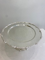 Support à gâteau 5 pièces de style européen luxueux en acier inoxydable, écologique, personnalisé, à prix réduit pour mariage, Ramadan, anniversaire