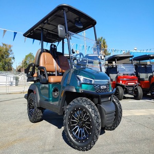 Carrito de golf eléctrico de lujo para adultos con un diseño espacioso para 3 a 4 pasajeros y un potente motor de CA de 5KW para un viaje suave. - Product Image 3