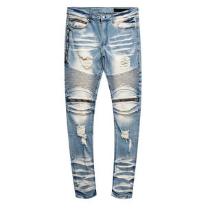Pantalones Vaqueros de Mezclilla para Hombre de Alta Calidad, Cómodos, Diseño Personalizado al por Mayor, Moda Casual para Todas las Temporadas, Ropa de Exterior - Product Image 2