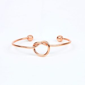 Bracelet magnétique unisexe en cuivre, fait main, poli à la main, naturel, personnalisé, léger, moderne, bouddhisme, mode, nouvel an - Product Image 1