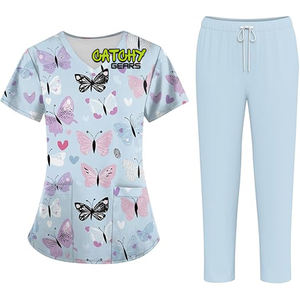 Ensemble d'uniformes médicaux unisexes – Tenue de travail respirante, lavable et confortable pour infirmières et médecins – Fournisseur OEM en gros - Product Image 4