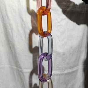 Chaîne décorative en résine acrylique écologique de qualité supérieure, personnalisée, élégante, faite à la main, décoration murale moderne pour la maison - Product Image 4