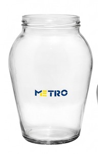 Premium 1000 ML Matki <b>Glass</b> Jar Food Safe Airtight Lid Honey Jam Spice Storage <b>Container</b> for Home Kitchen Use - Product Image 1