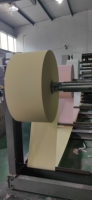 Papier thermique sans carbone à double couche 55 g/m² personnalisé en usine en Chine, 2 plis, pour imprimantes de point de vente compactes, reçus de commande, factures de règlement