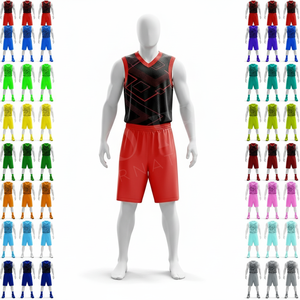 Tenue de basketball de qualité supérieure avec short, idéale pour l'entraînement, les matchs en club et les événements sportifs, personnalisable par sublimation, uniforme d'équipe à marque privée - Product Image 1