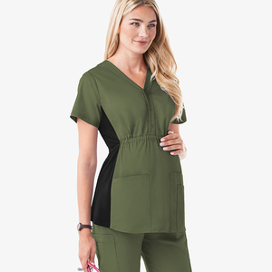 Vêtements d'été tendance, vente en gros d'usine, hauts en tricot pour femmes, manches courtes, multi-poches, respirants - Product Image 6