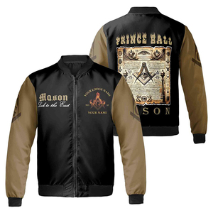 Chaquetas Personalizadas de Alta Calidad con Diseño Noble Shriners y Estampado de Pirámide, Estilo Bomber, Tallas S-5XL, Manga Larga, Colección 2026 - Product Image 4