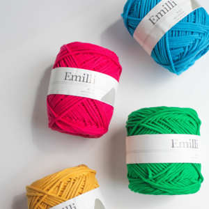 Fil à crocheter YARNA Emilli (350g) – Grand lot pour décoration intérieure, stock de studio, fait main, lavable, fibre naturelle créative, loisirs créatifs - Product Image 3