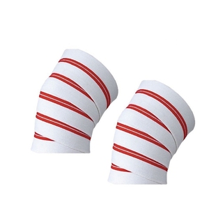 Nylon Elastic Unisex Winter Gym <b>Knee</b> Wraps & Sleeves Heat Transfer Printed Customization Knitted - Product Image 2