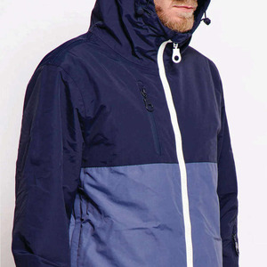 Combinaison de ski une pièce pour homme, bleu marine, avec blocs de couleur, imperméable, isolée, à capuche, pour snowboard - Product Image 6