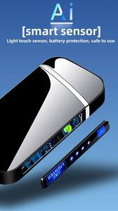 Encendedor Eléctrico USB Dericsson de Doble Arco, Metálico, Resistente al Viento, Recargable, con Sensor Táctil - Product Image 3