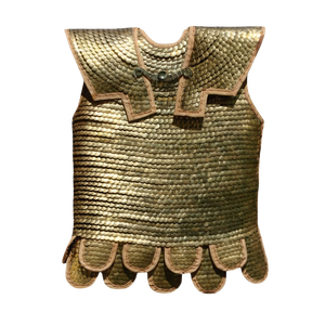 Haubergeon médiéval en maille de fer, riveté à plat, avec rondelle plate, en laiton de qualité supérieure, sur mesure, pour armure - Product Image 1