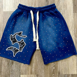 Signature Drawstring Fleece Shorts – Adjustable Waist Athletic Shorts for Custom Embroidery - Product Image 1