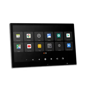 12.5 zoll touchscreen gebaut-in lautsprecher android auto kopfstütze monitor unterstützung 2K video