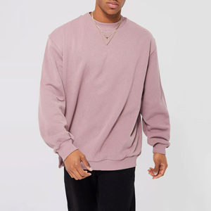 Sweat-shirt d'hiver pour homme, col rond, en molleton de coton doux, coupe décontractée, manches longues, confortable, tenue quotidienne décontractée. - Product Image 3