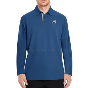 Customized Your Own <b>Design</b> Long Sleeves Polo Shirts Quick Dry New Arrival Long Sleeves Polo Shirts - Product Image 2