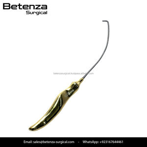 Gancho Nervial Profesional Daniel de 24 cm, Curva Media, Acero Inoxidable, Cirugía Plástica, Endoscópico - Product Image 3