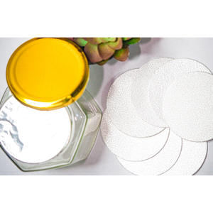 SAM LAN Service OEM – Doublure de sécurité thermoscellable à induction en feuille d'aluminium découpée en deux parties pour bouteilles, couvercles et fermetures - Product Image 4