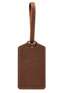Étiquette de bagage de luxe en cuir véritable personnalisée avec sangle, faite à la main, portable, pour sac de voyage, idéale comme cadeau - Product Image 2