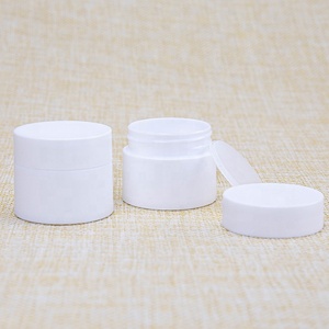 ขวดครีมบํารุงผิวเครื่องสําอางตัวอย่างพลาสติก PP สีขาวด้าน 10 มล - Product Image 4