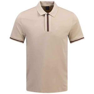 Camisa de Golf Personalizada de Manga Corta para Hombre, con Bordado de Algodón, Estilo Pique, Uniforme de Negocios de Lujo, Color Sólido y Solapa - Product Image 5