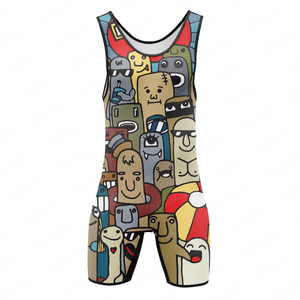 Nuevo Singlet de Lucha Libre para Hombre de Alta Calidad, Uniforme de Lucha Libre Personalizado al por Mayor - Product Image 4