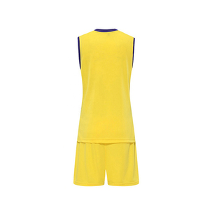 Uniforme de Voleibol para Mujer, Top Transpirable de Poliéster Ligero y Pantalones Cortos de Spandex para Deportes de Cancha - Product Image 5