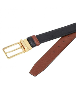 2026 Men's Stylish Reversible Genuine Leather <b>Dress</b> Belt High Quality Custom Logo Wholesale Jeans Belts Pin For Buckle OEM New - Product Image 5