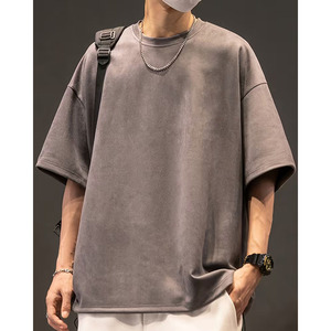 Wholesale Acid Washed Vintage Heavy Plus Size <b>T</b>-Shirt Custom Logo 100% Cotton Unisex Men's Oversized with Long Length - Product Image 2