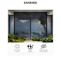 Panneaux en verre intelligents transparents PDLC avec verre trempé pour les applications commerciales de décoration extérieure Garantie de 5 ans