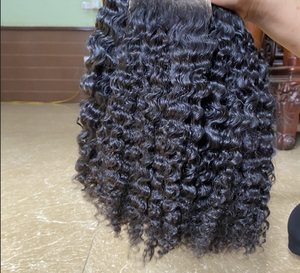Perruque de cheveux vietnamiens Remy lâche vague naturelle profonde crépus bouclés faisceaux vague d'eau extensions de cheveux humains trame type de cheveux - Product Image 2